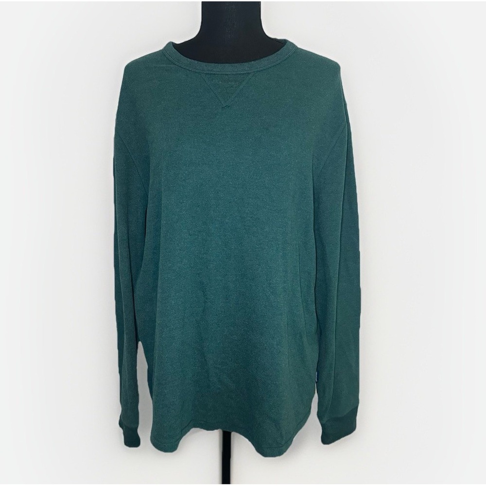 Vineyard Vines Women LARGE Green Pullover Long Sleeve Crewneck Sweater
